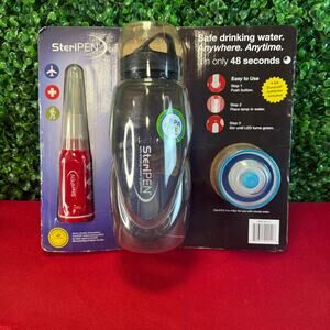 New Steripen Traveler Handheld UV Water Purifier Water Bottle Camping Outdoor